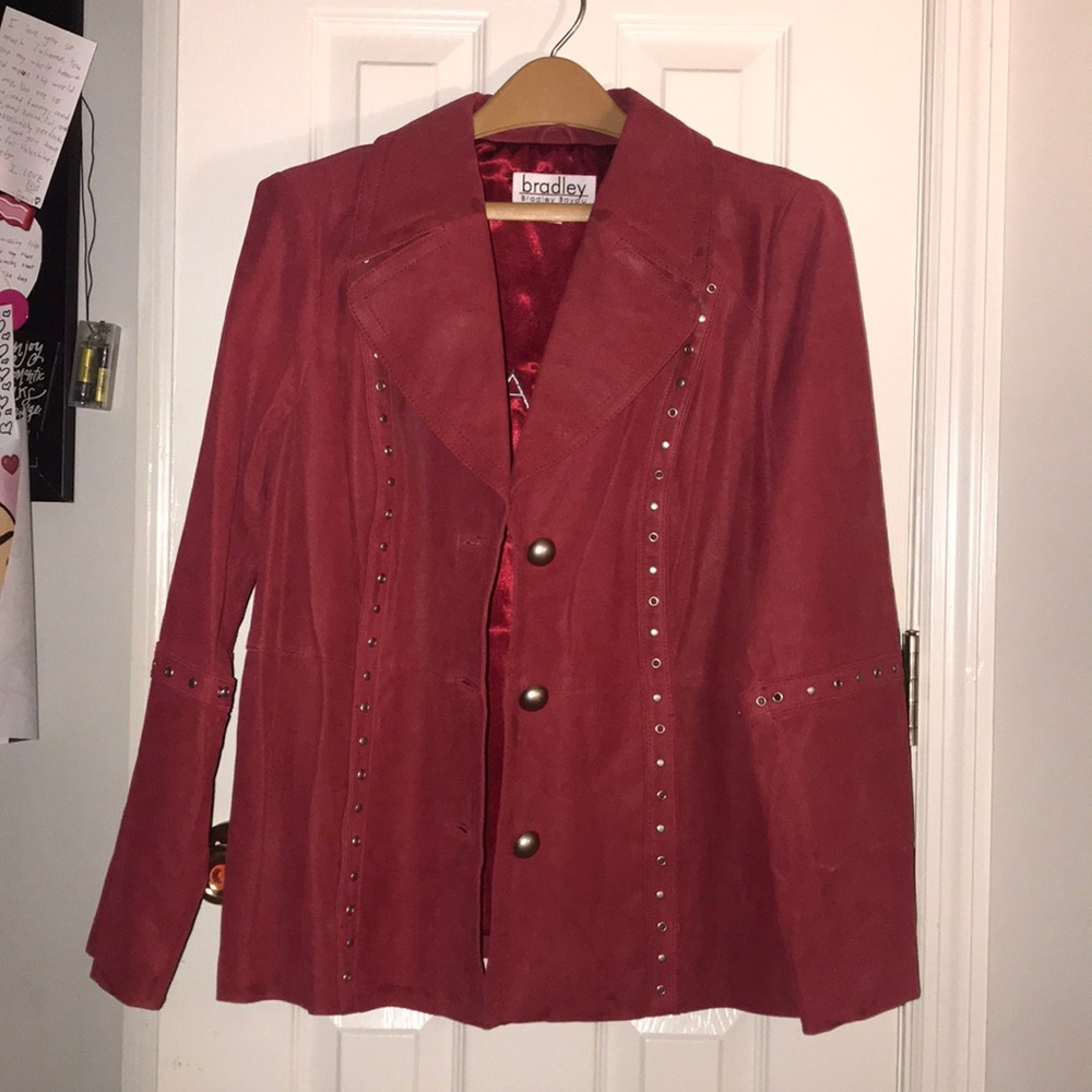 Bradley Bayou Suede Leather Jacket never worn